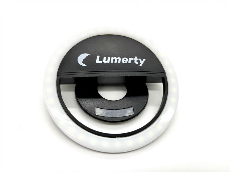 Селфі кільце Lumerty Ring Light (9см-5w) чорне на телефон Selfi-1 фото