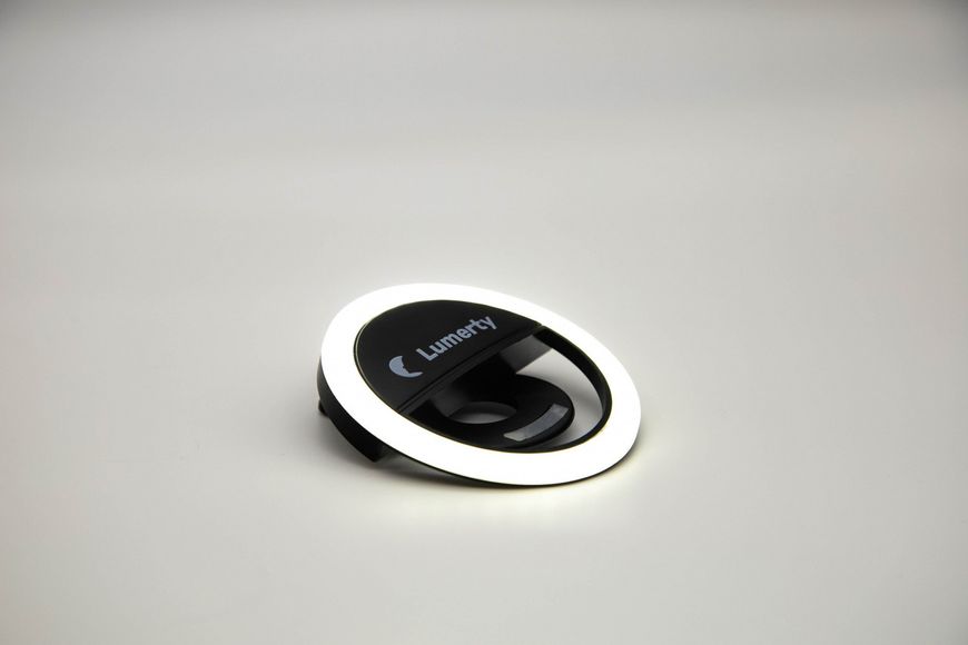 Селфі кільце Lumerty Ring Light (9см-5w) чорне на телефон Selfi-1 фото