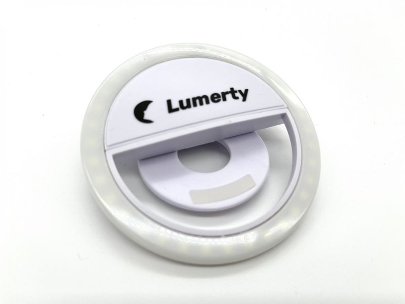 Селфі кільце на телефон Lumerty Ring Light (9см-5w), біла Selfi-1 фото