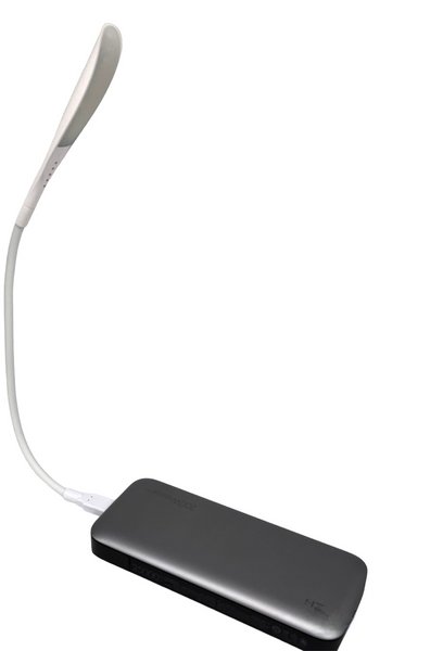 Гнучка USB лампа LUMERTY 45 см для ноутбука, біла 3WW-185687 фото
